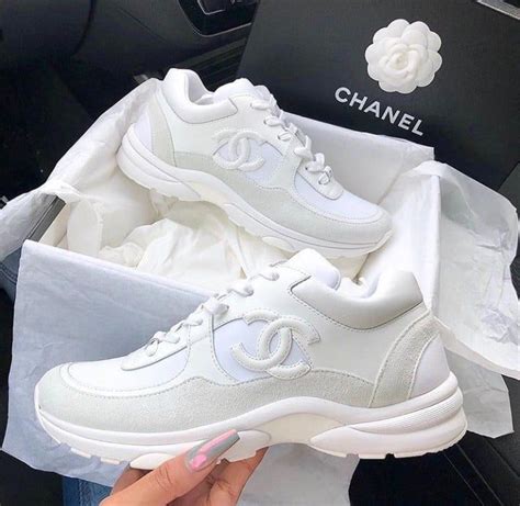 chanel sneakers 2018 white|Chanel white sneakers for women.